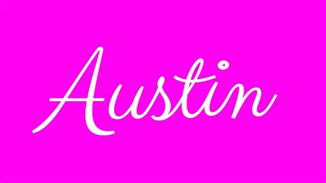 how to spell austin.